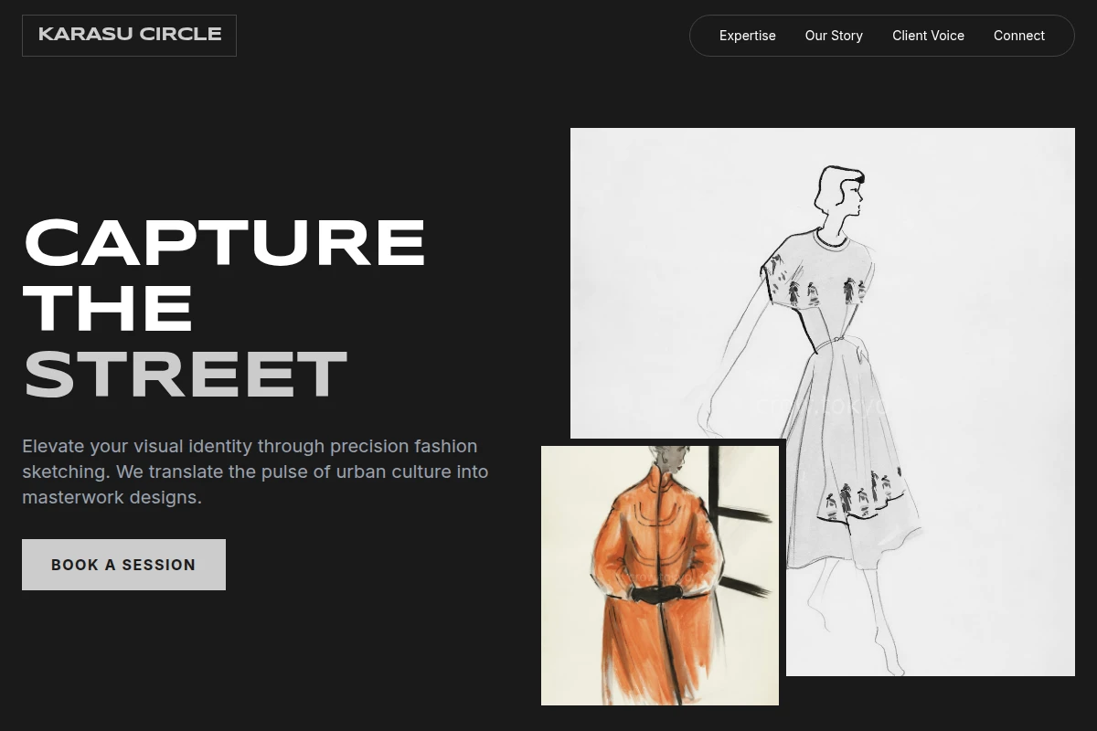 District Fashion Sketch